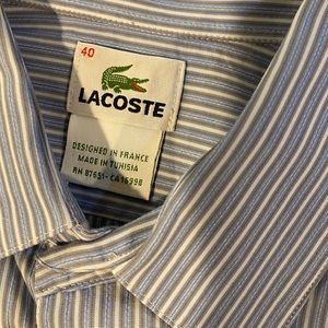 Lacoste Men’s Dress Shirt Size 40